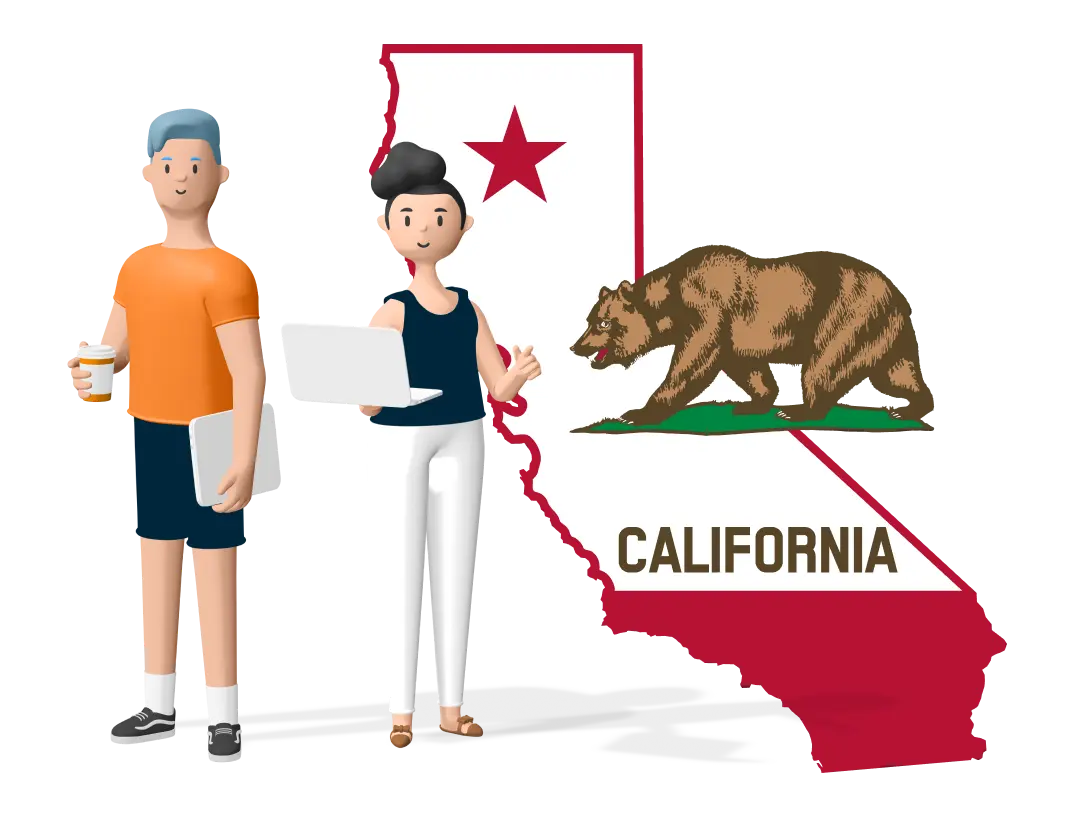 California Background for California Landing page